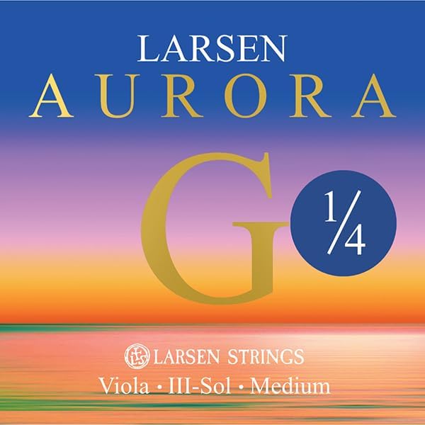 LARSEN Strings Aurora Strings for Viola G Medium 1/4