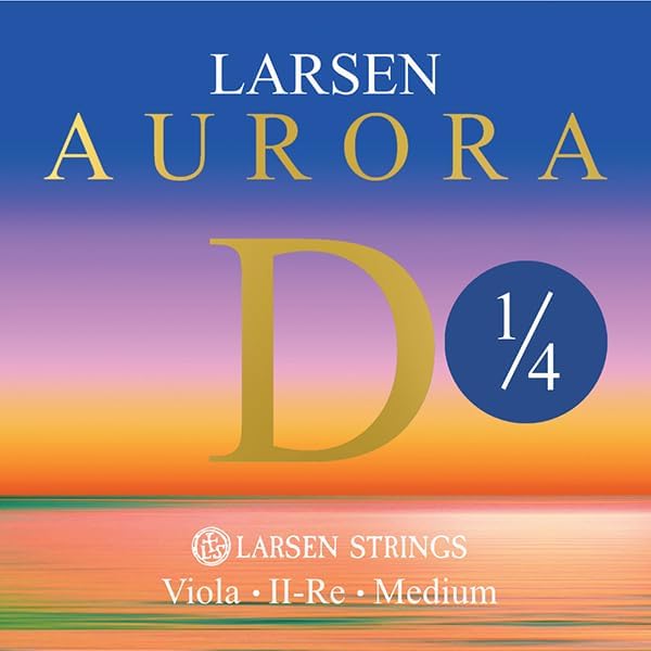 LARSEN Strings Aurora Viola D Medium 1/4 Strings
