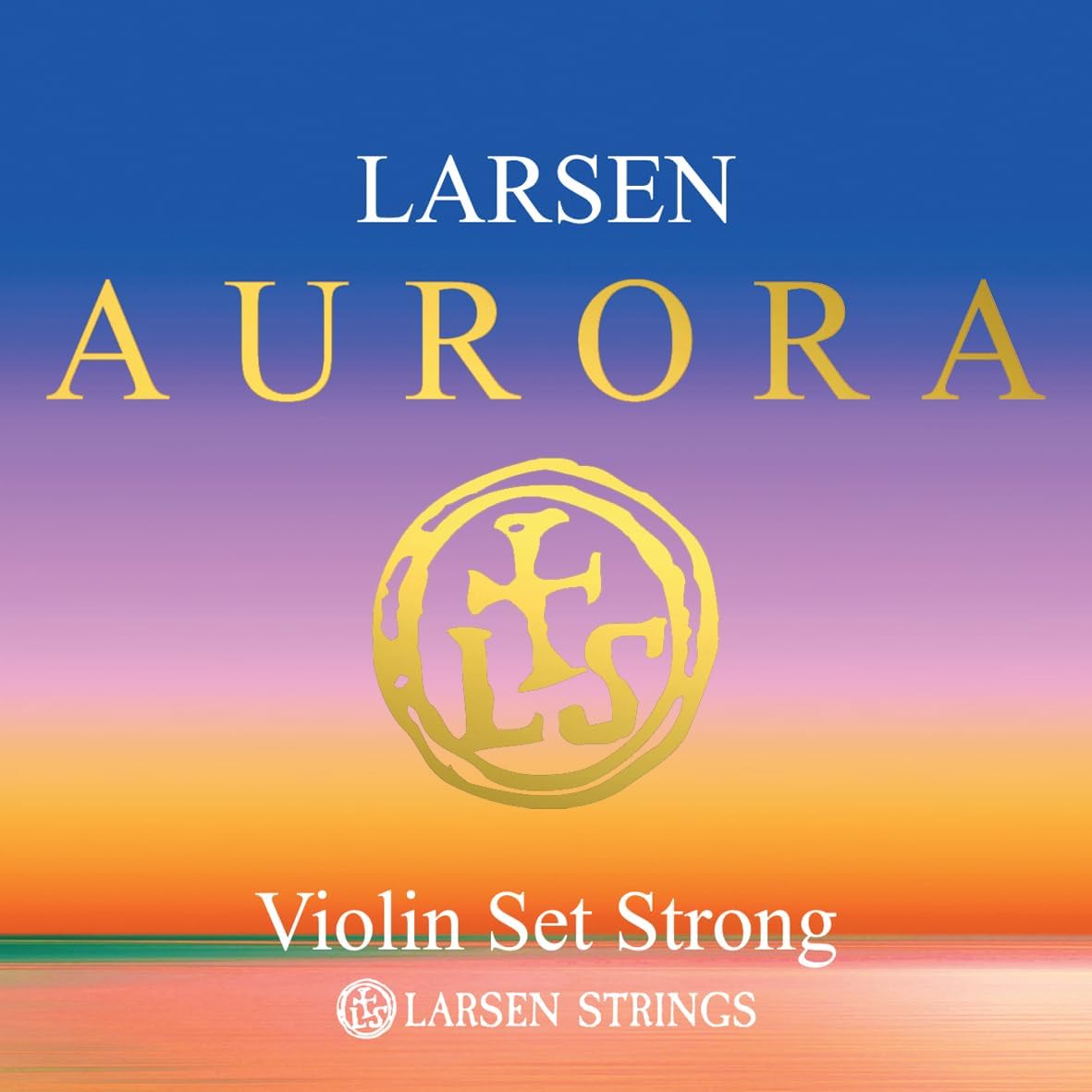 Larsen Aurora Violin Strings – Strong Tension Affordable Set for Enhanced Projection and Rich Tonal Colour