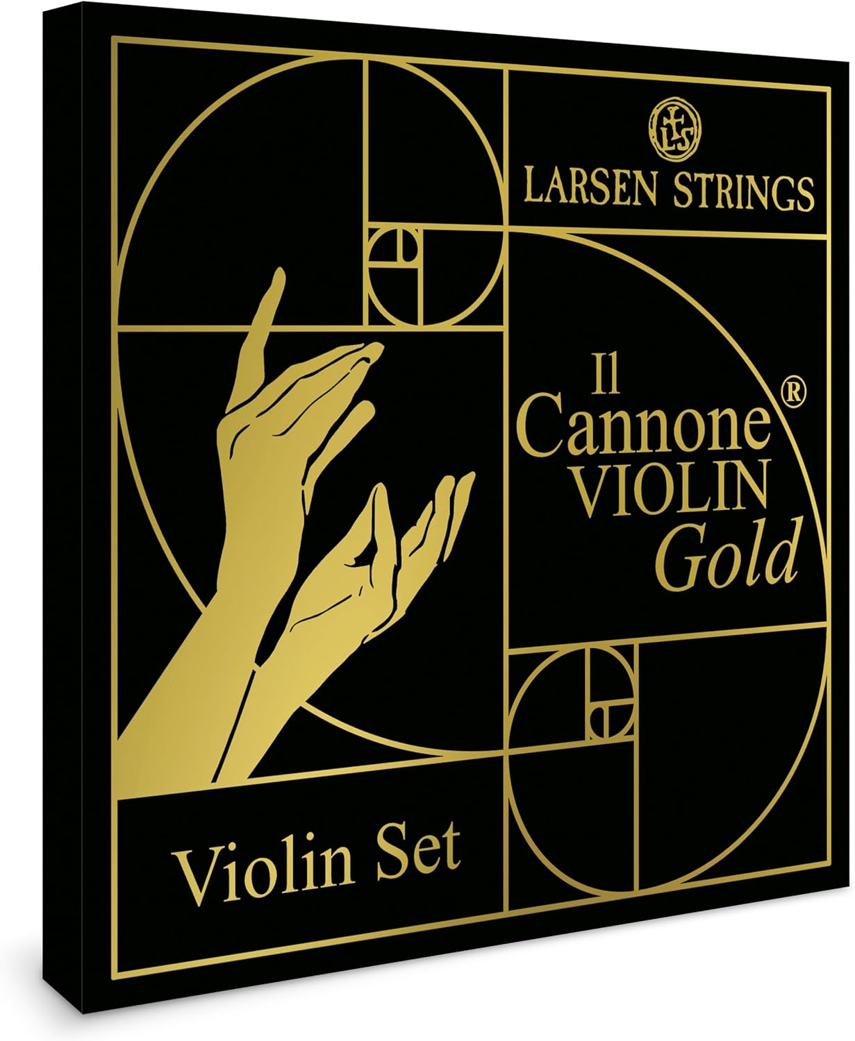 LARSEN STRINGS Violin Strings Il CANNONE Gold Set Soloist Gold