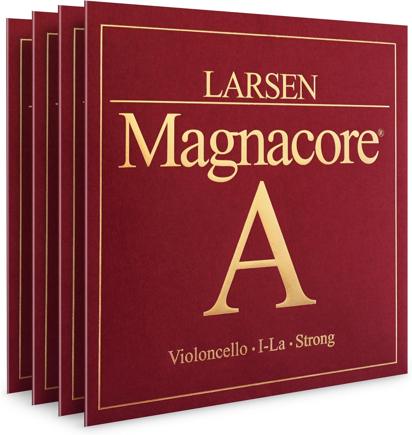 Larsen Magnacore Cello Strings – Strong Tension Set – Enhanced Projection and Precision for Powerful Instruments