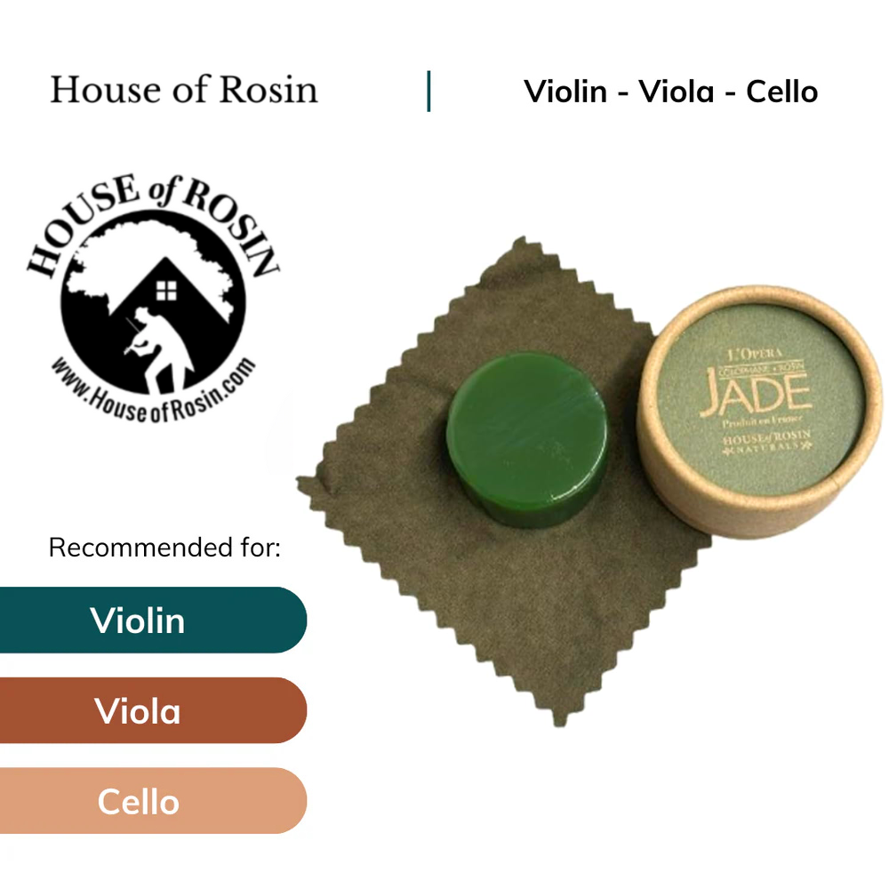 JADE "Natural" Rosin for Violin, Viola and Cello | Imported by House of Rosin