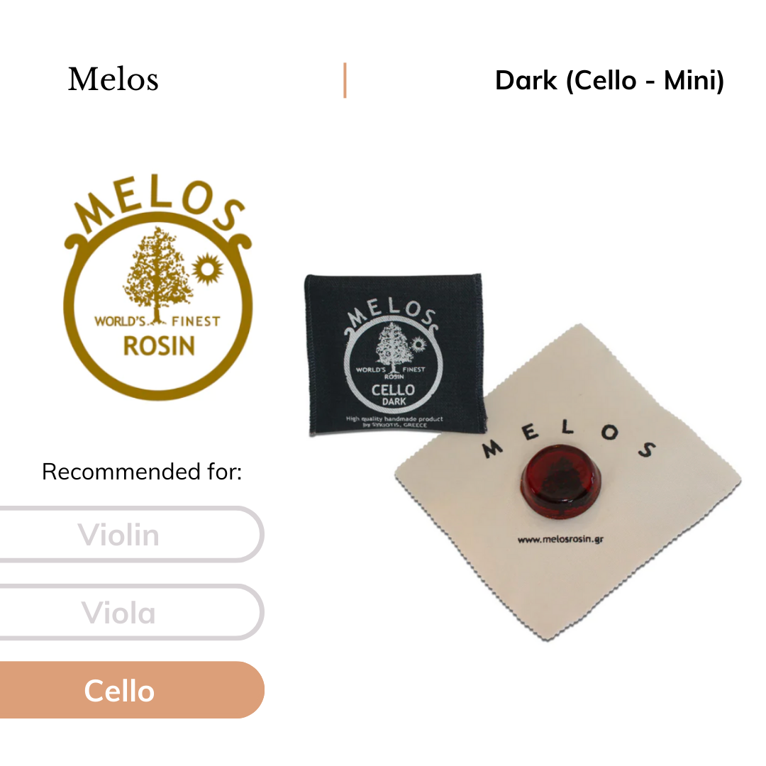 Melos Rosin Cello -Dark Mini