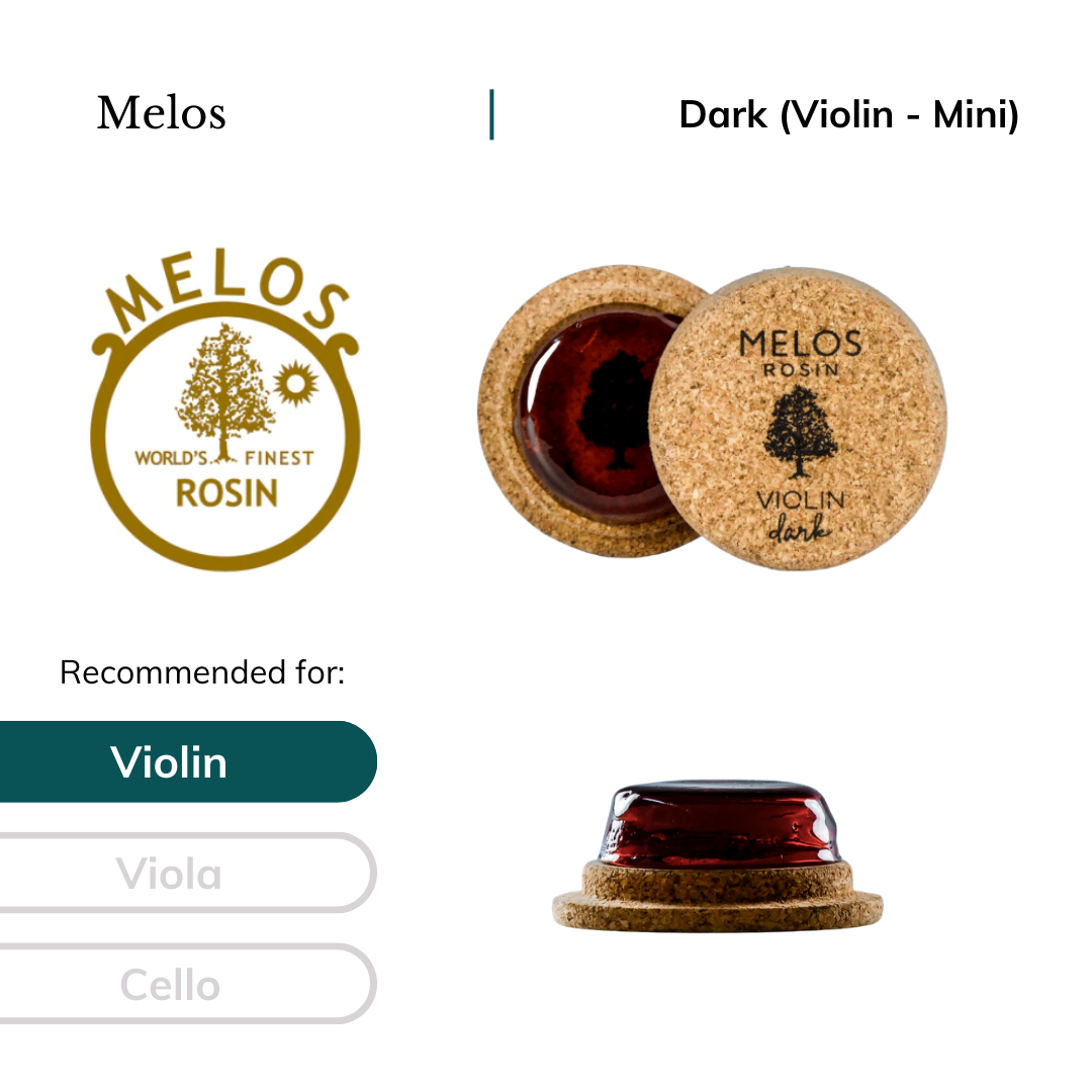 Melos Rosin Violin - Dark Mini