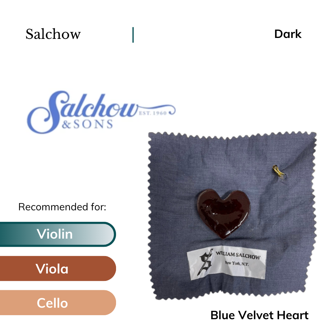 Salchow Blue Velvet Heart Dark Rosin