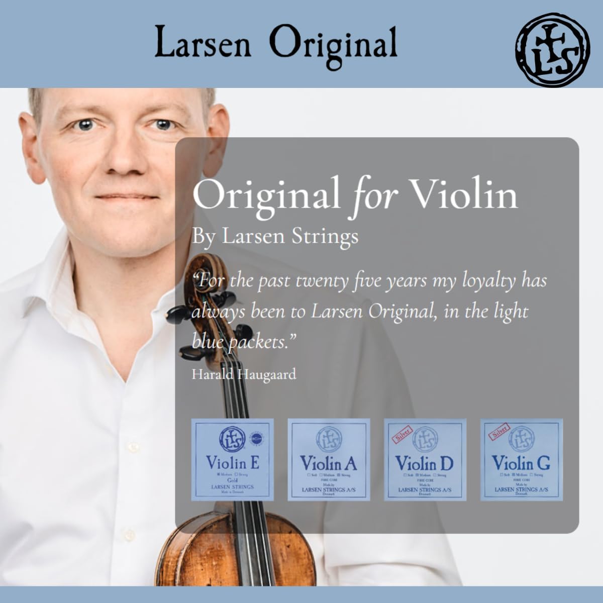 LARSEN Violin Strings (LV-SETMEDB)