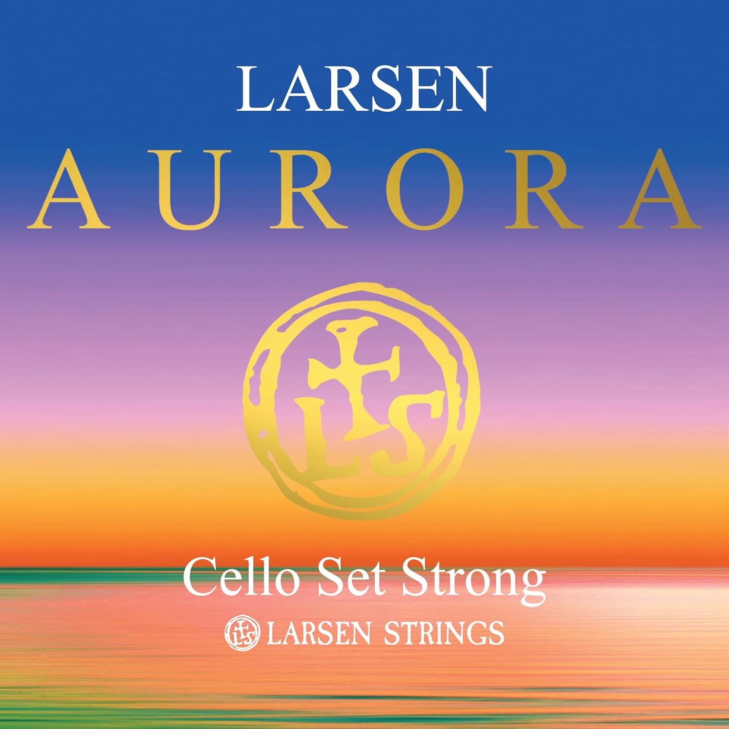 Larsen Aurora Cello Strings – Strong Tension Set – Professional Quality and Affordable Strings for Advancing Cellists