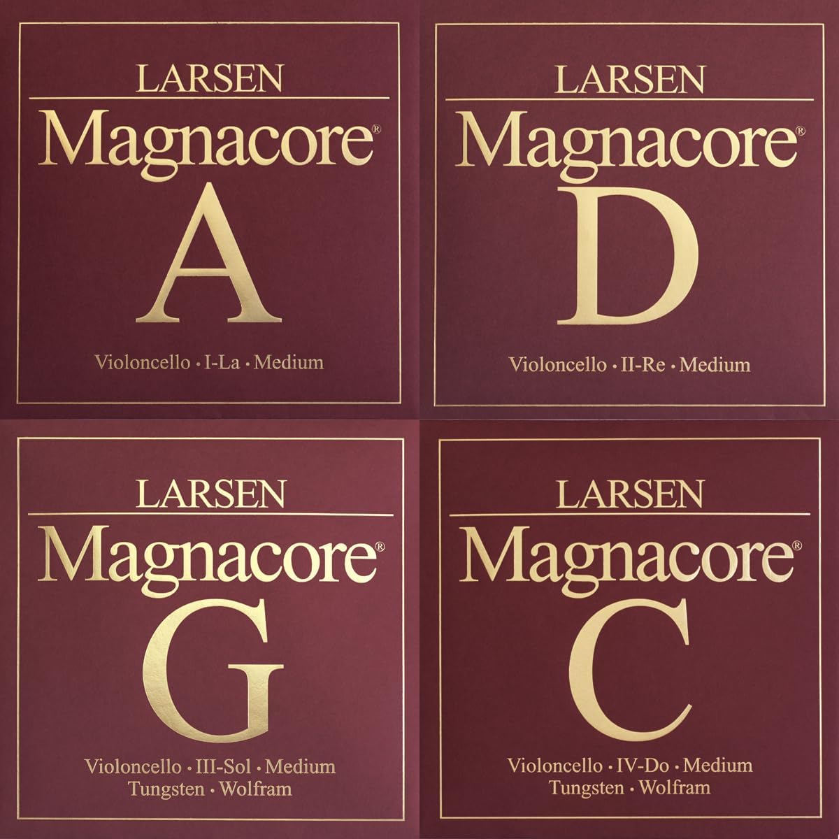 Larsen Cello Strings (LCMC-MAGNACORE SET)