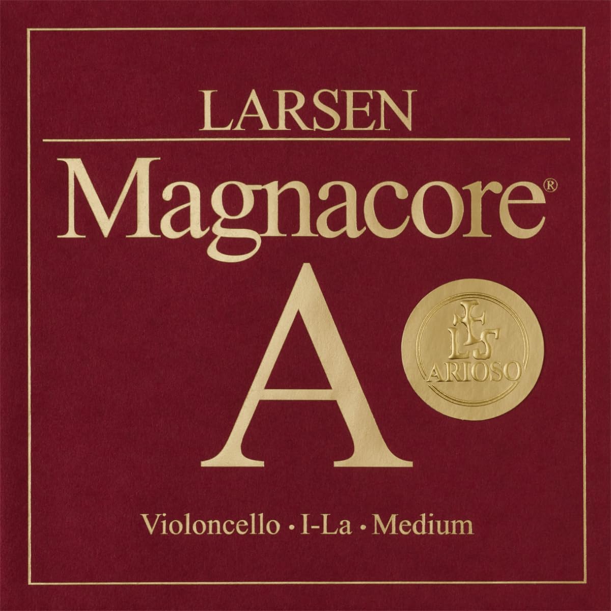 Larsen Magnacore Arioso Cello Strings – Medium Tension Set – Light Feel with Brilliant Depth