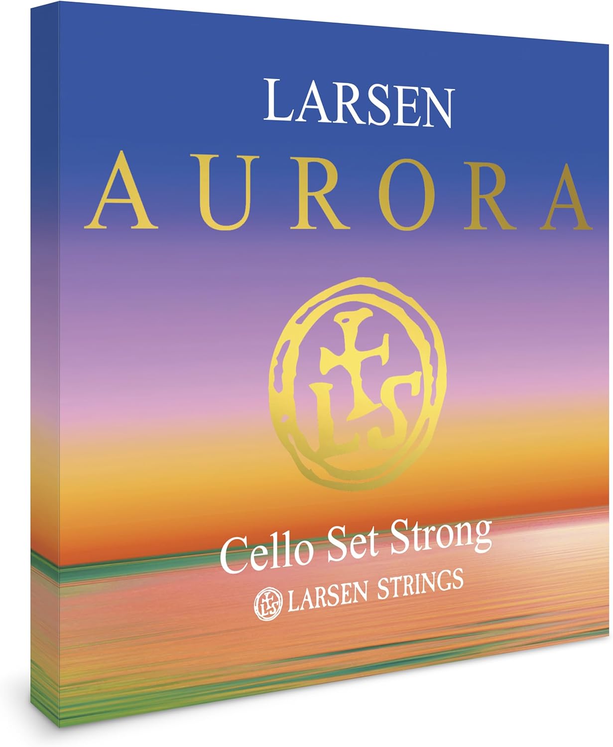 Larsen Aurora Cello Strings – Strong Tension Set – Professional Quality and Affordable Strings for Advancing Cellists
