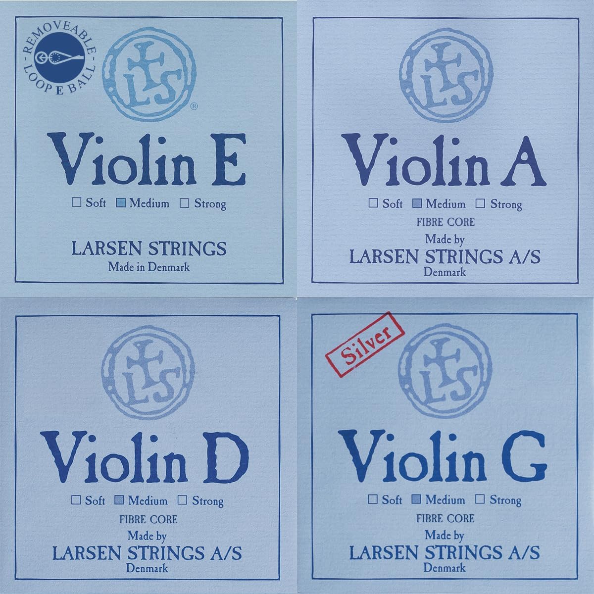 LARSEN Violin Strings (LV-SETMEDB)