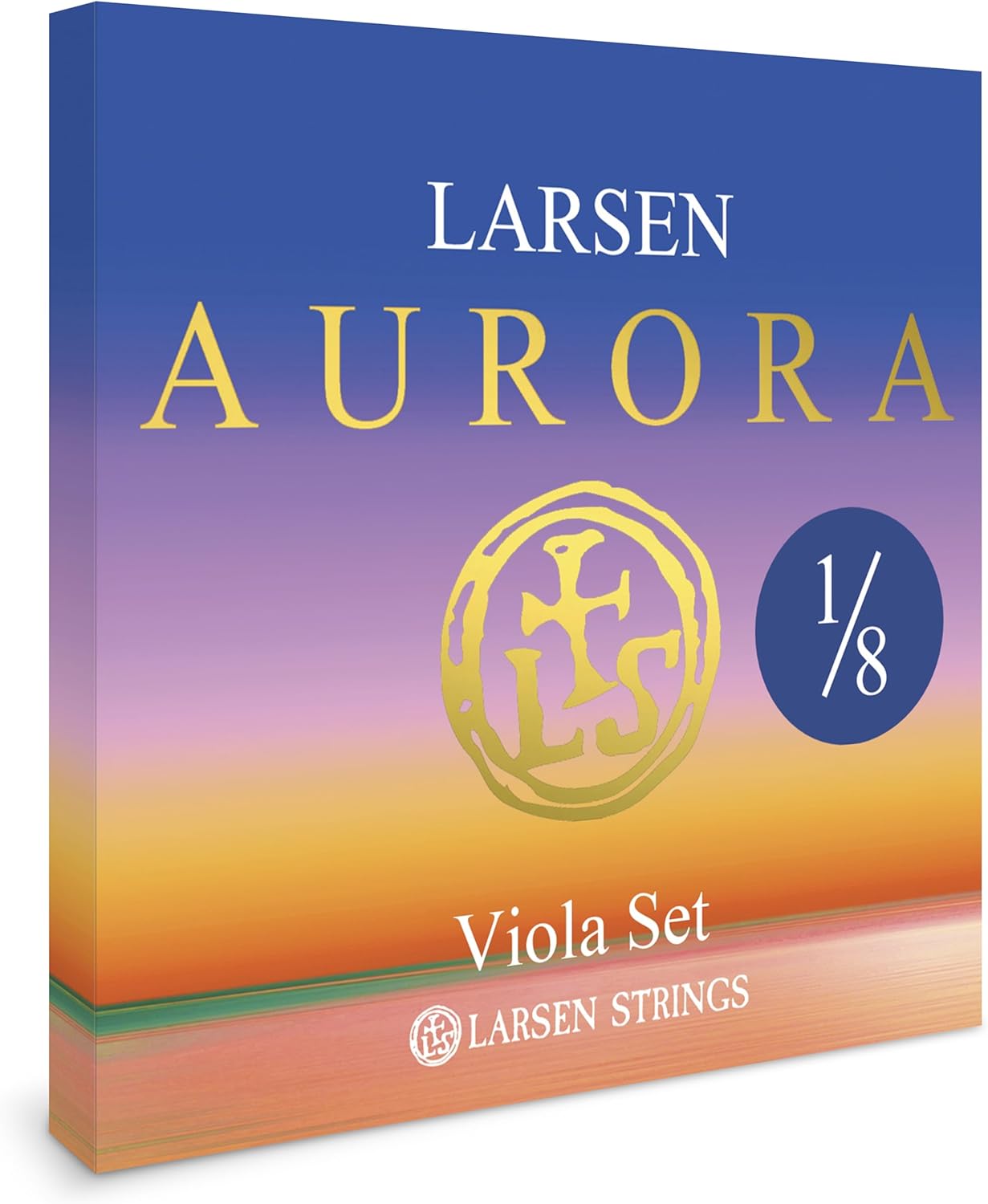 LARSEN Strings Aurora Viola Strings Medium 1/8