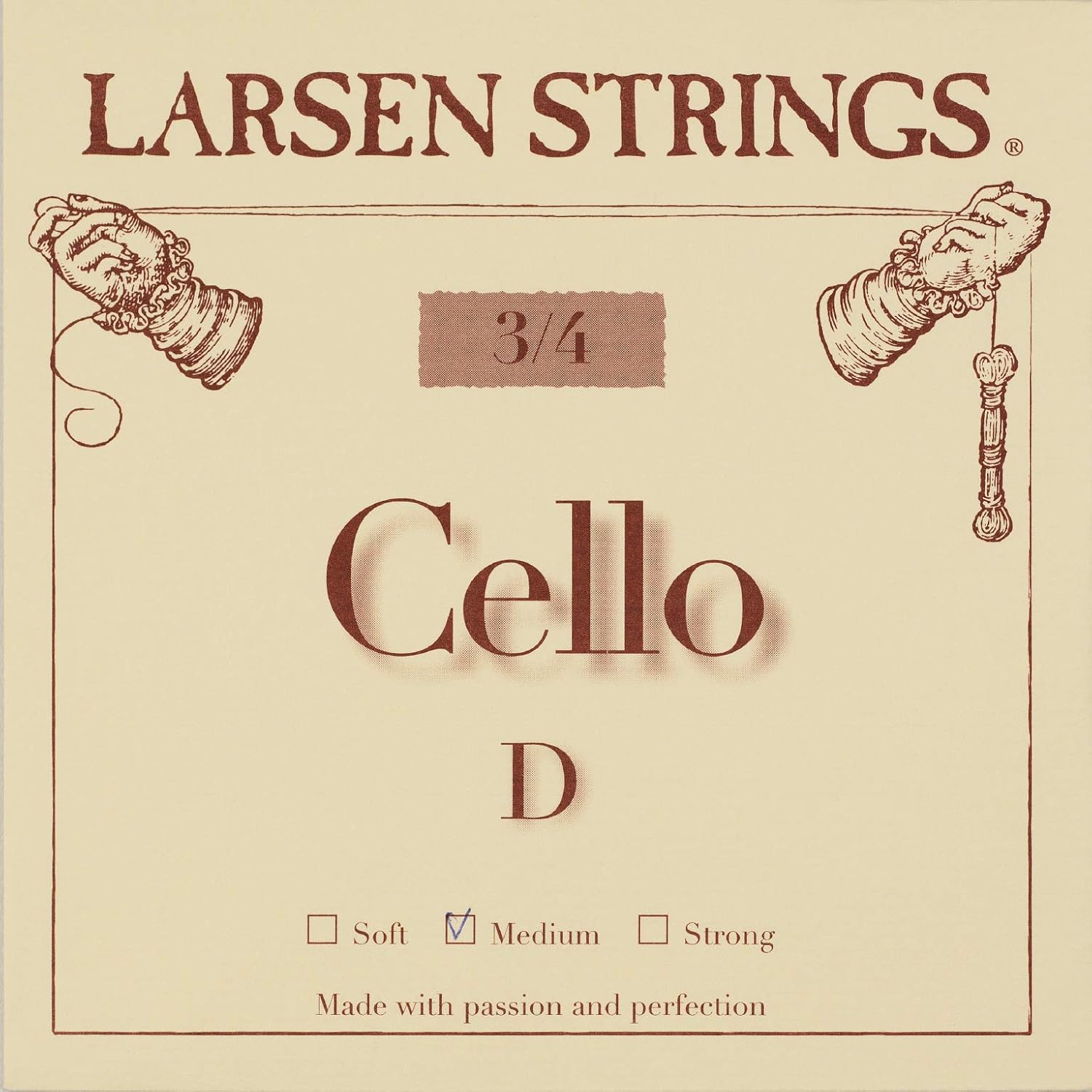 LARSEN Cello Strings (LC-DMED-3-4)