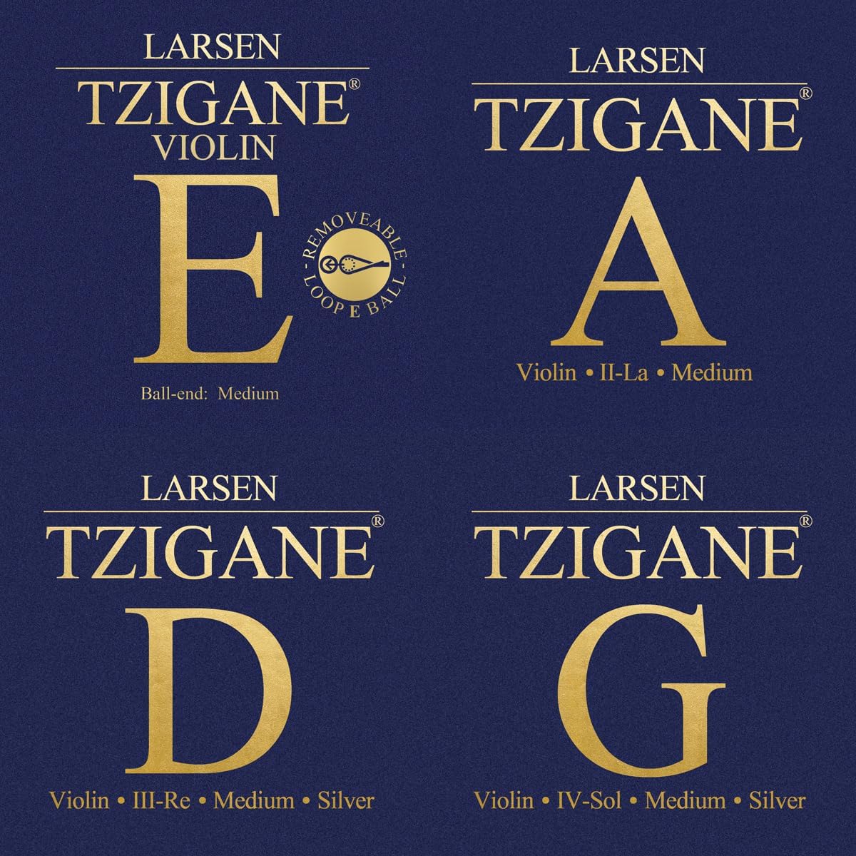 LARSEN Violin Strings (LVTZ-SETMEDB)