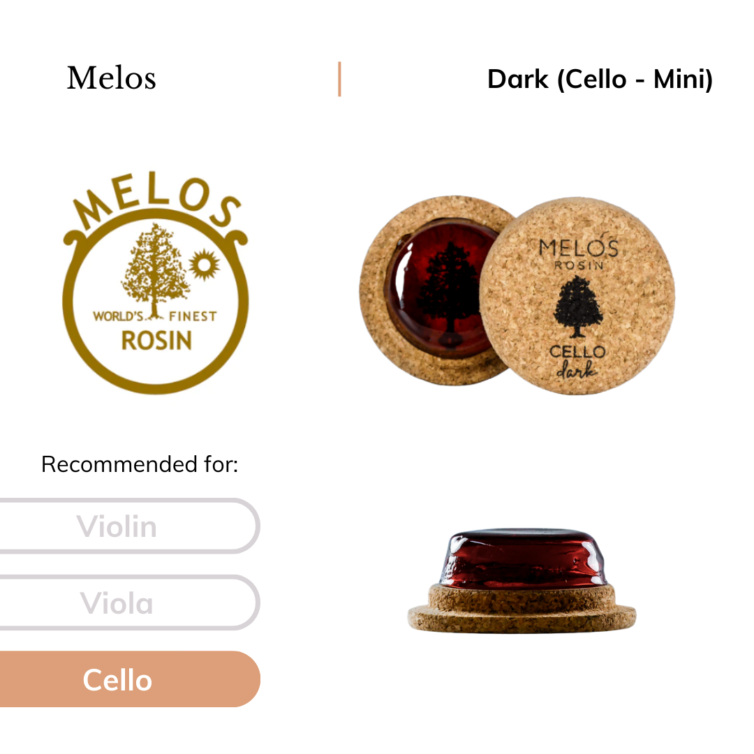Melos Rosin Cello -Dark Mini