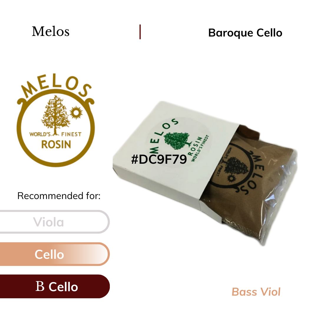 Melos Rosin Baroque - Cello/Bass Viol