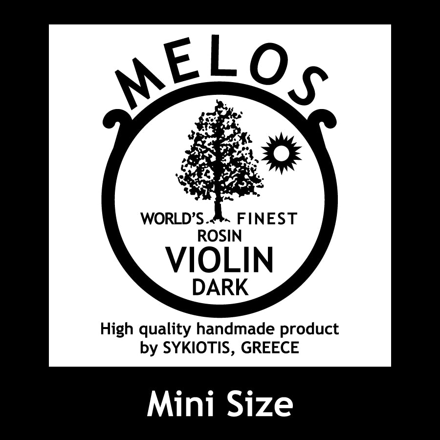 Melos Rosin Violin - Dark Mini